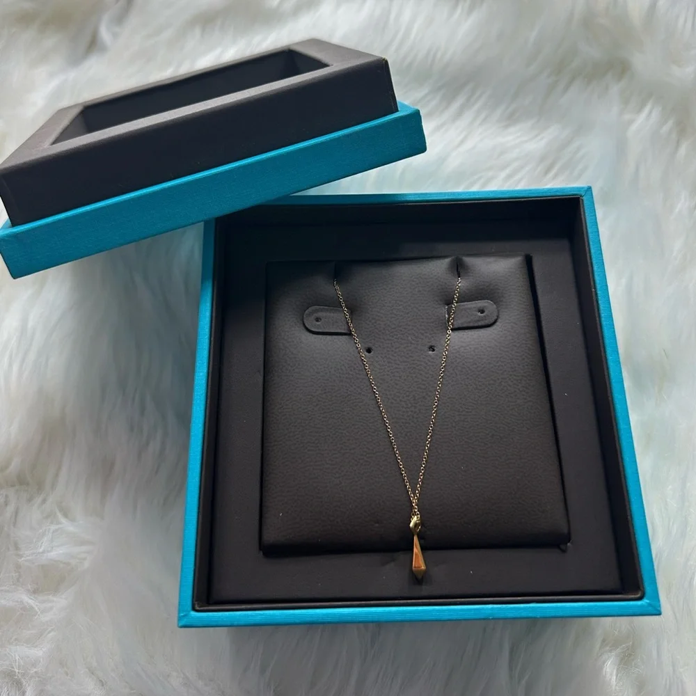 Maison Birks - Elegant Gold Necklace with pendent (new) - Picture 1 of 11